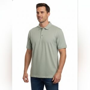 Men's Light Green Polo Shirt